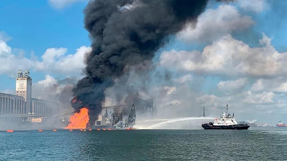 突發(fā)！輪船撞上天然氣管道，大爆炸！2死、2失蹤，6傷！